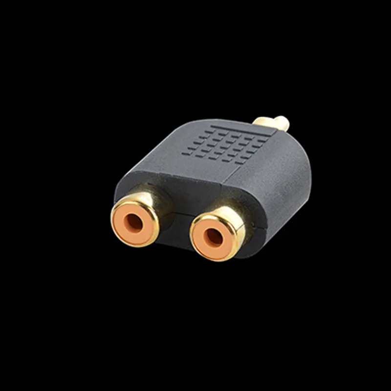 2 шт./лот RCA Y сплиттер AV аудио видео Подключите конвертер 1 Мужской до dvi переходник