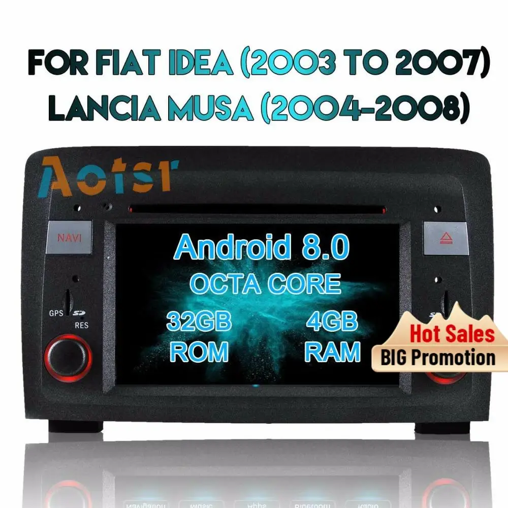 Для Fiat Panda 2004 2018 Android 8 0 Авторадио автомобильный мультимедийный плеер Радио