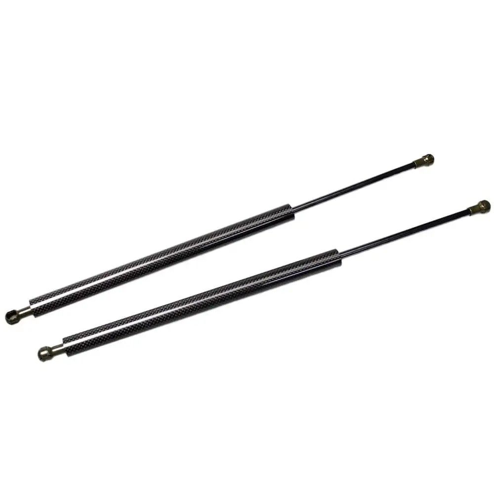 Black Carbon Fiber Углеродное волокно подходит для 2001-2005 2006 Lexus LS430 газовые стойки пружинный демпфер заряженный подъем поддержка ударов стойки задний багажник загрузки - Цвет: Black Carbon Fiber