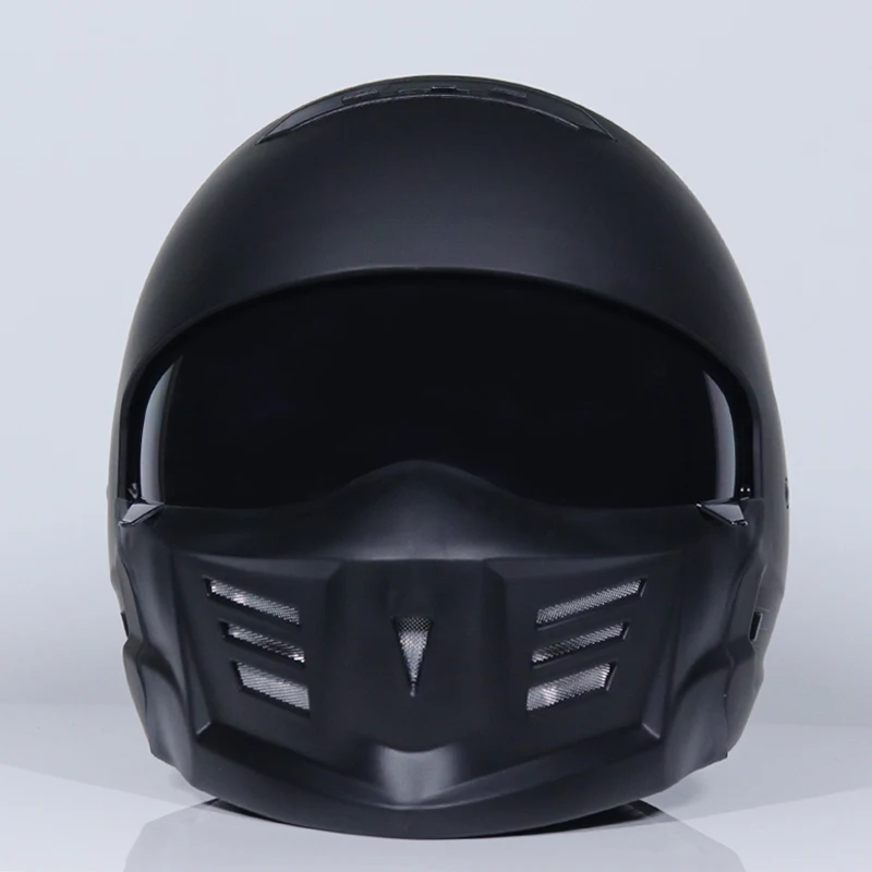 Motorcycle retro Helmet Cruiser Touring Riding Motorbike Full Face Safety Casque Moto Casco | Автомобили и мотоциклы