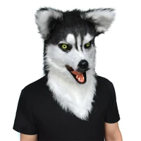 customized new animal headgear fun mask cos funny husky party dance props