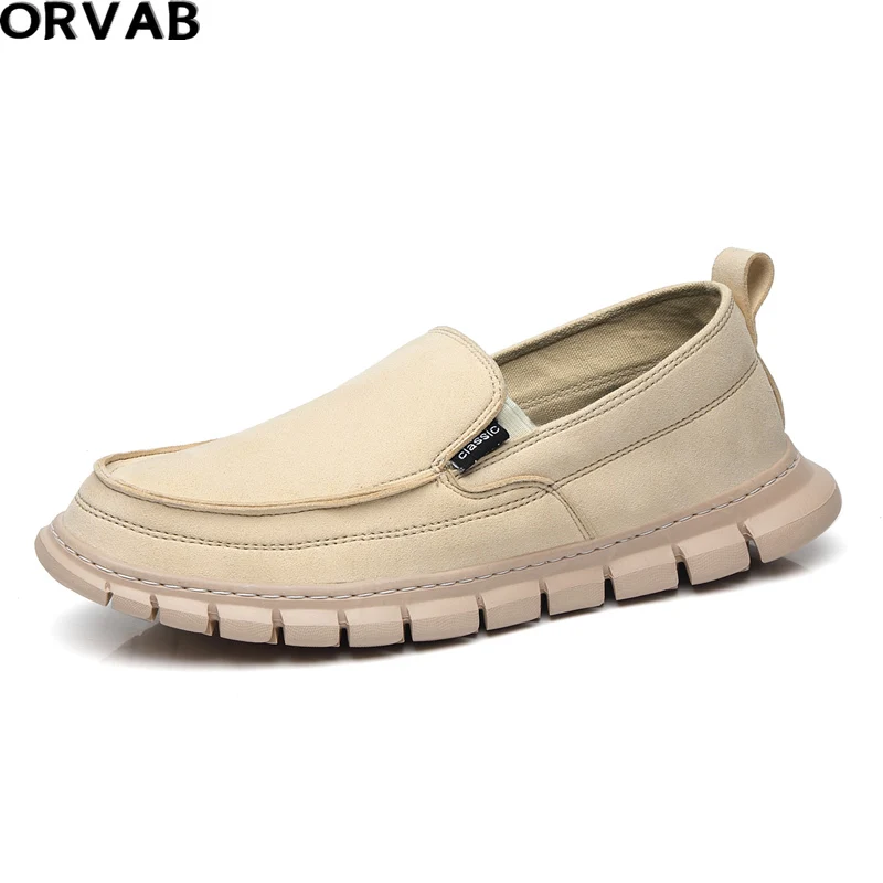 

Men Sneakers Casual Shoes Youth Male Fashion Loafers Breathable Sweat-Absorbant Hard-Wearing Slip-On Falt Light Walking Shoes