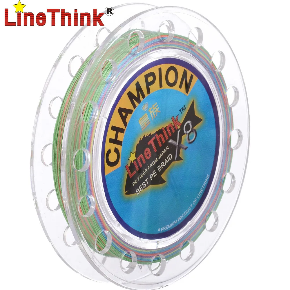 Фото 100 м LineThink бренд GHAMPION 8 Strands / 8 ткать лучшее качество мультифиламентные ре плетеная леска рыбалка кос бесплатная доставка №2