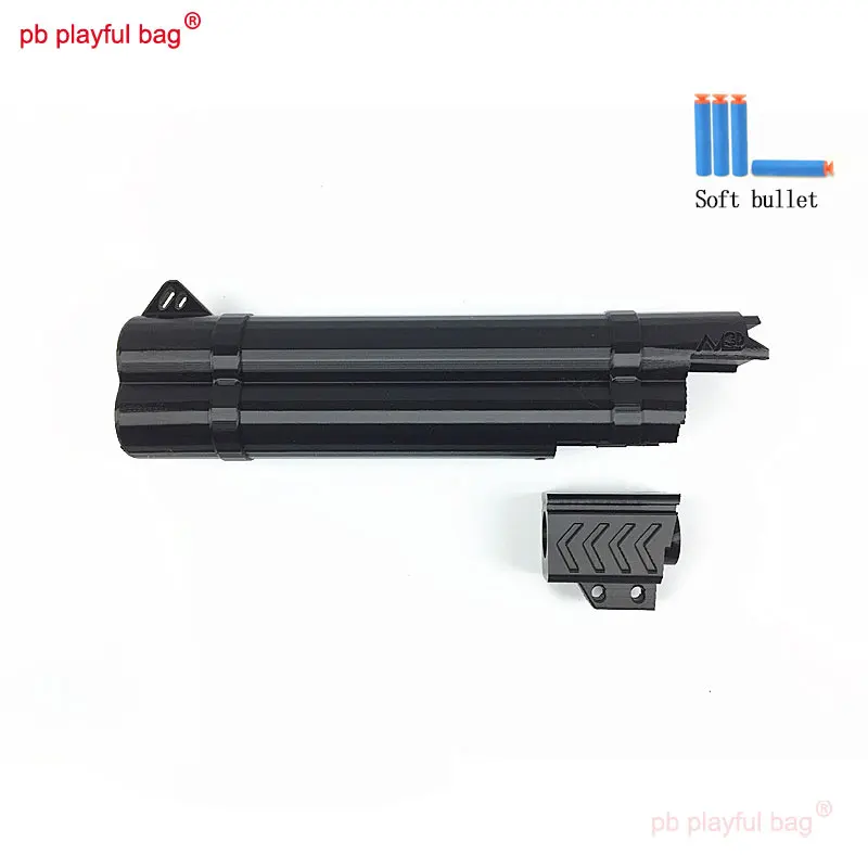 

PB Playful bag Outdoor sports equipment soft bullet toy front tube kit 3D printing Plastic toy Inflatable accessories OG33