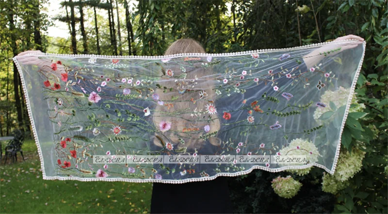 2020 Цвет слоновой кости синий черный католическая вуаль мусульманская элегантная