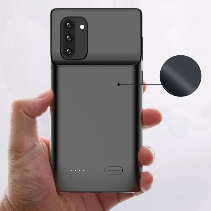 Тонкий чехол с аккумулятором 6000 мАч для samsung Galaxy Note 10 Plus, мягкий чехол с зарядным устройством из ТПУ на 5200 мАч для samsung Note 10, чехол с аккумулятором