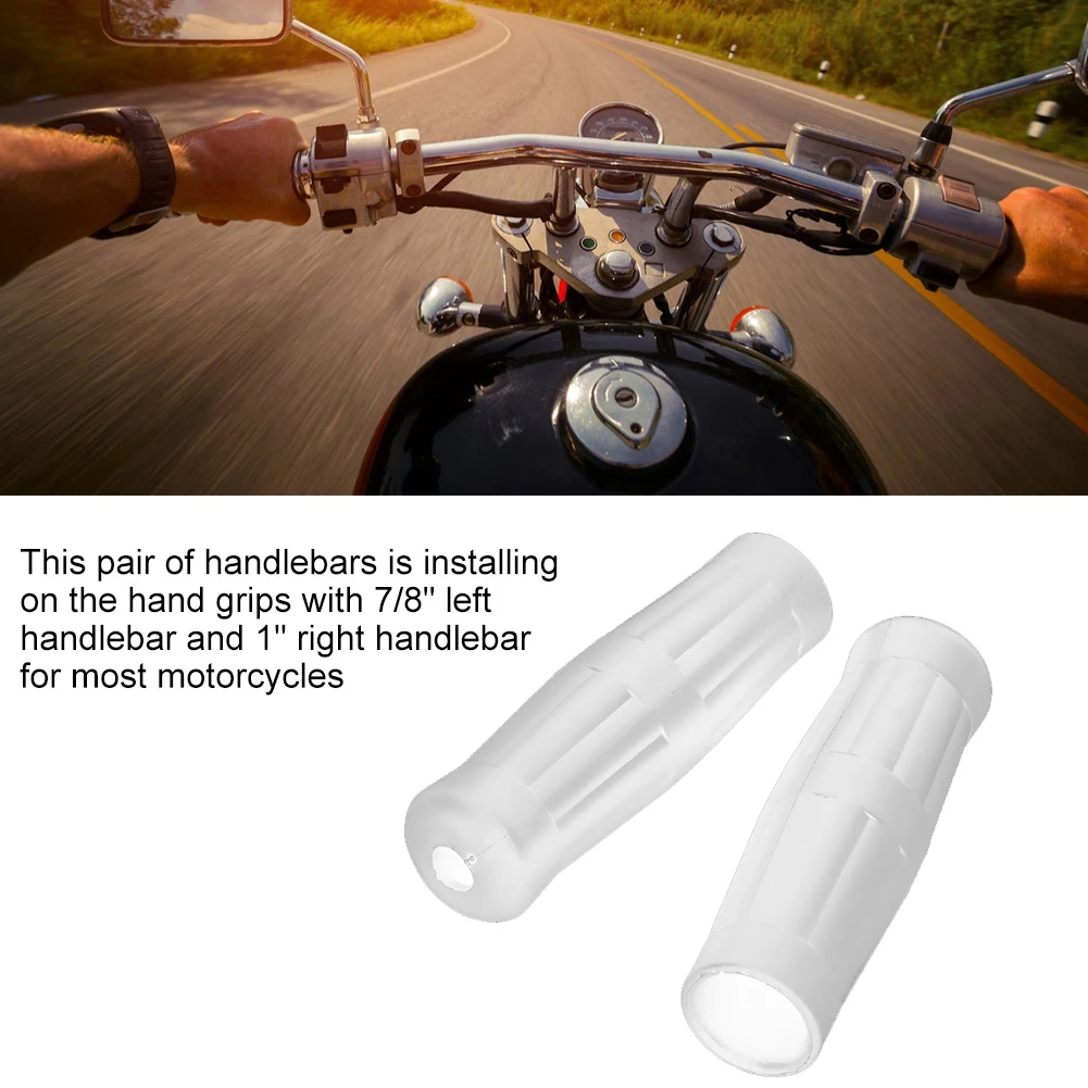 

1 Pair 1"-7/8" Universal Motorcycle Bike Vintage Classic Handlebar Hand Grips Bar
