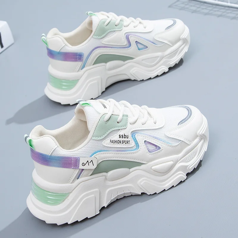 

LEOSOXS Women Sneakers Chunky Sports Shoes Platform Fashion Shoes Casual Sneakers For Women Vulcanize Shoes Comfortable Running