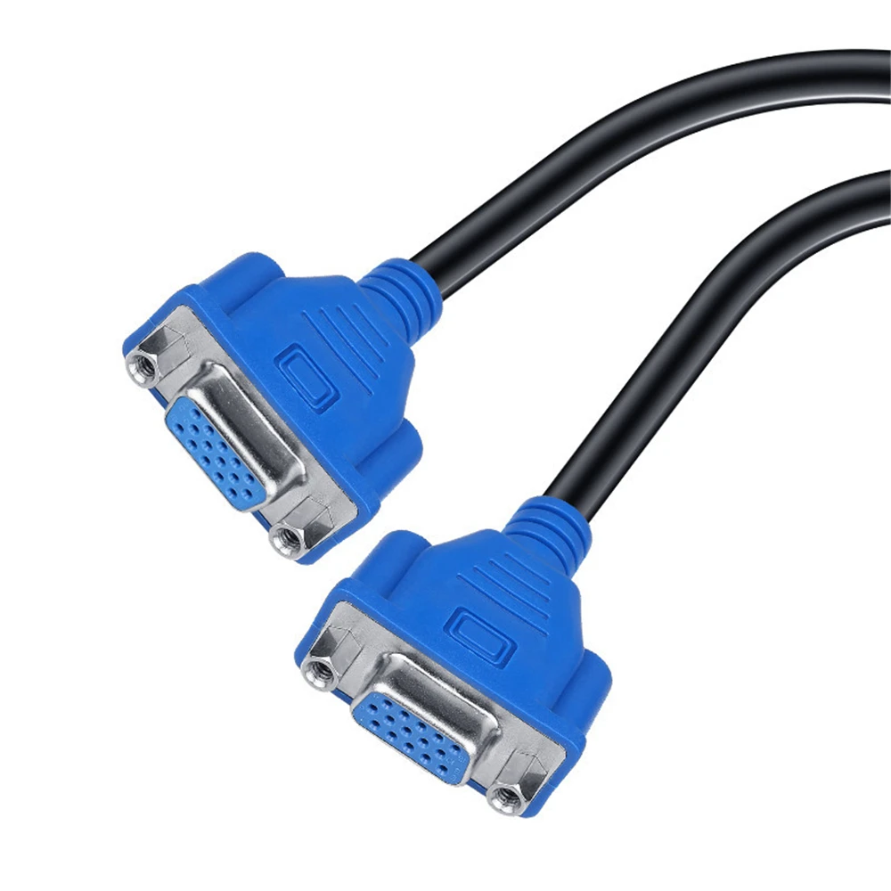 Новый DVI 59 Pin Мужской 2 VGA 15 женский сплиттер адаптер кабель провод для hp Dell Монитор