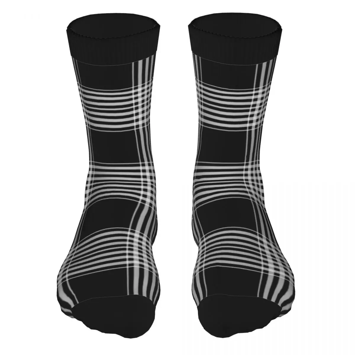 

Men Tartan 8004 Thick Contrast Color Socks 90% Polyester Tops Unique Crew Middle Tube Socks Original Socks