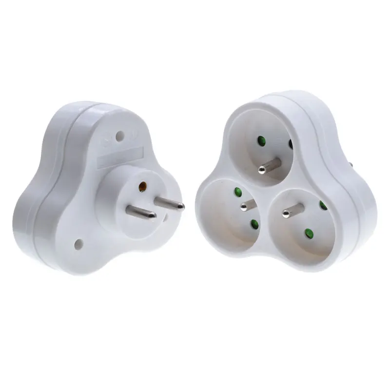 Европа зарядное гнездо расширения выход распространения 1 до 3 Way питания