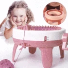 Вязальная машина для шерсти ручной работы с 48 иглами, цилиндрический вязальный станок для шерсти, шарф, свитер, шляпа, носки, ленивый артефакт без коробки