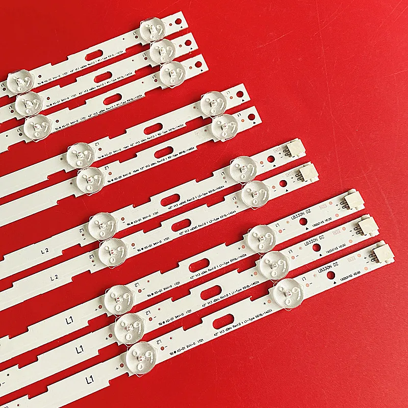 Новинка 100% года 10 шт./комплект светодиодный ных лент для телевизора LG 42 дюйма 42LN5200
