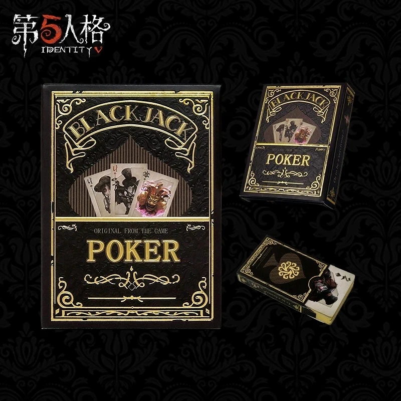 Аниме игра идентификация V черный Джек карты с разными персонажами покрытые