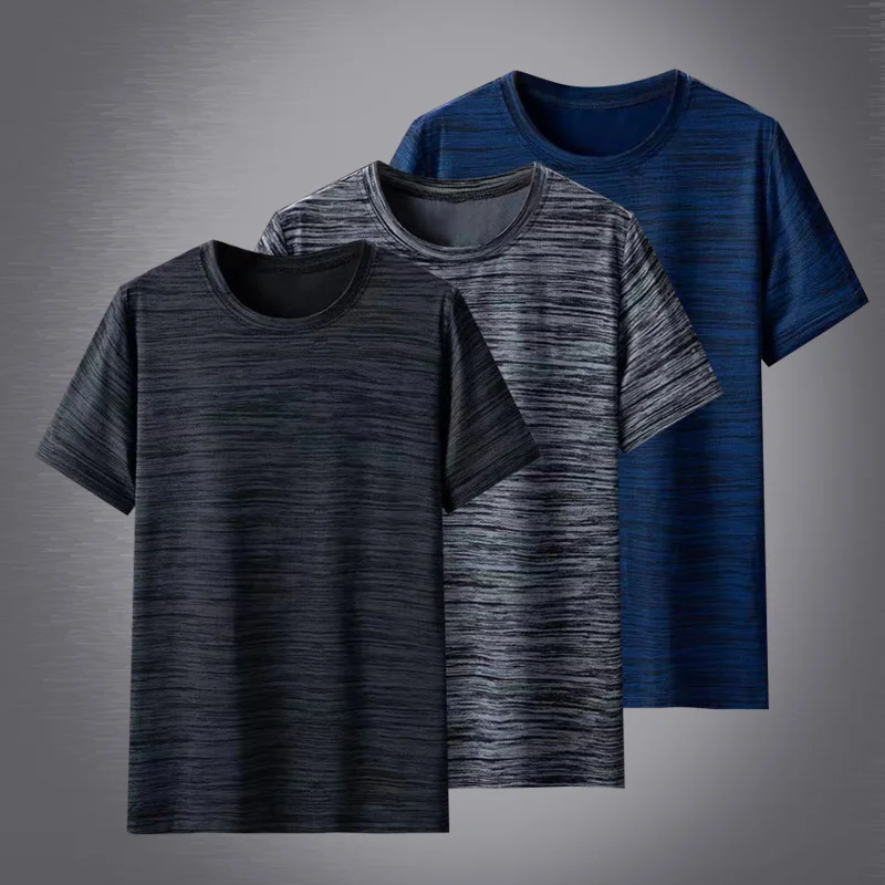 Sport Quick-drying Summer Short Sleeved Casual Tshirt New Oversize Men T-Shirt Fashion T Shirt Men Tops Tees For Male Clothing my hero spartan men t shirt oversize summer new gym loose breathability outdoor top tees fitness brand men s clothing