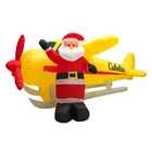 Надувной снеговик со светодиодной подсветкой, ночник с воздушным насосом, Рождественское украшение, гигантский Санта-Клаус с промежностью, реквизит для рождества, Декор