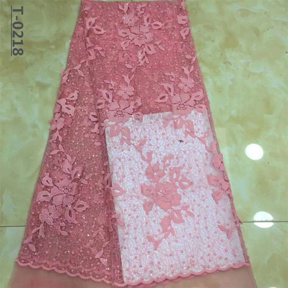 2019 французская кружевная ткань Белый Свадебный высококачественный африканский