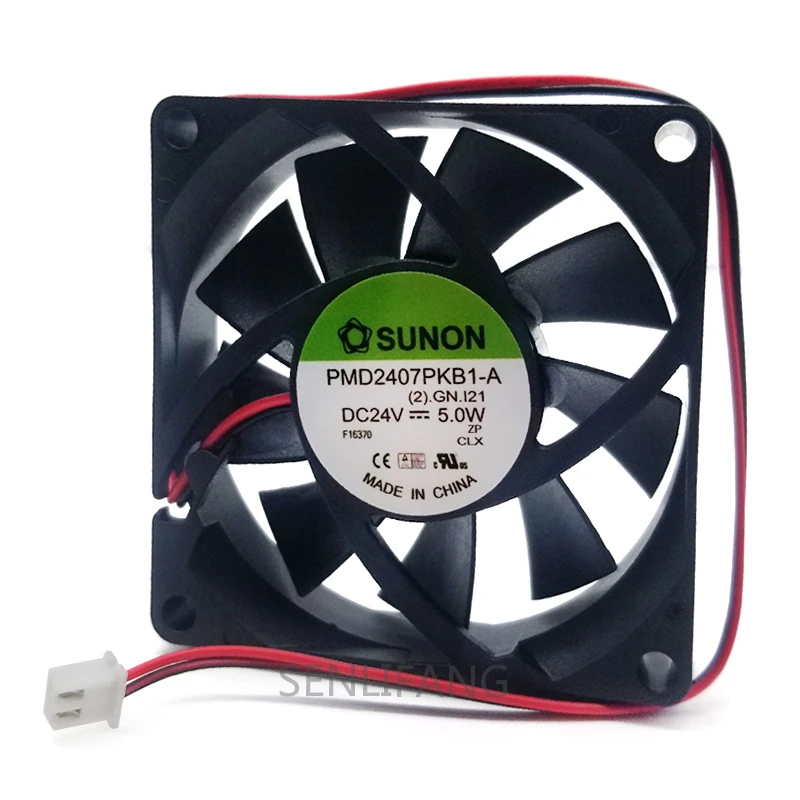 Новый оригинальный PMD2407PKB1-A 7020 7 см DC 24V 5,0 W 2-проводной Инвертор Вентилятор охлаждения