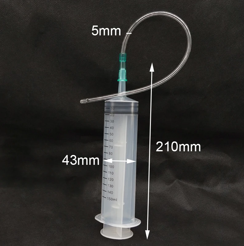 Многоразовый шприц с большой смазкой 150 мл пусковая установка и катетер
