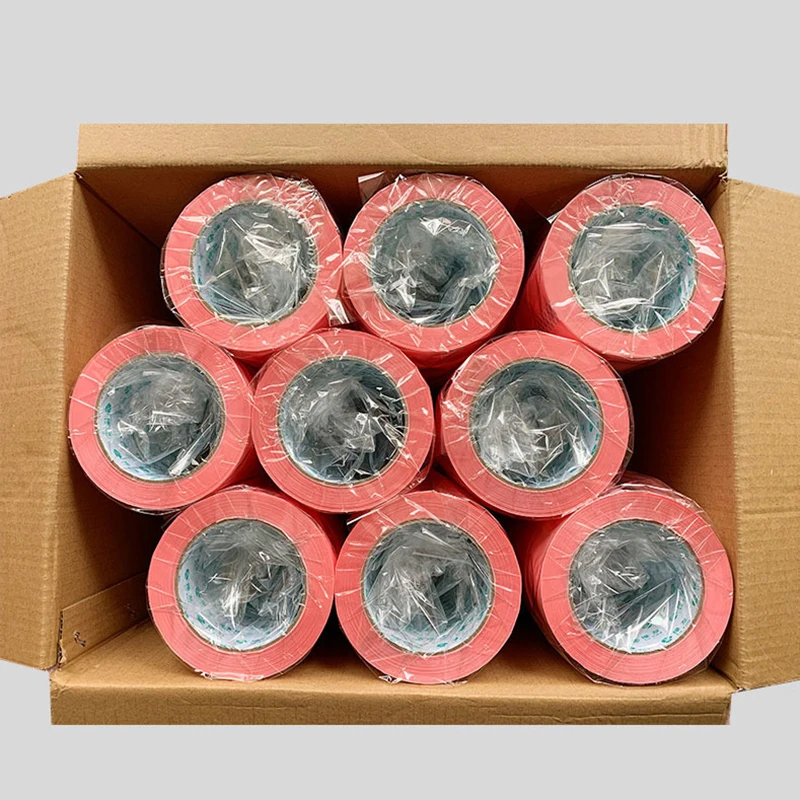 1 Roll 9 Sizes Pink Packing Tape BOPP Adhesive Courier Box Sealing Business Office Supplies | Канцтовары для офиса и дома