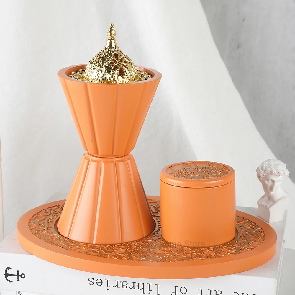 3 в 1 арабский набор горелки для благовоний Ближний Восток мусульманский Керамика