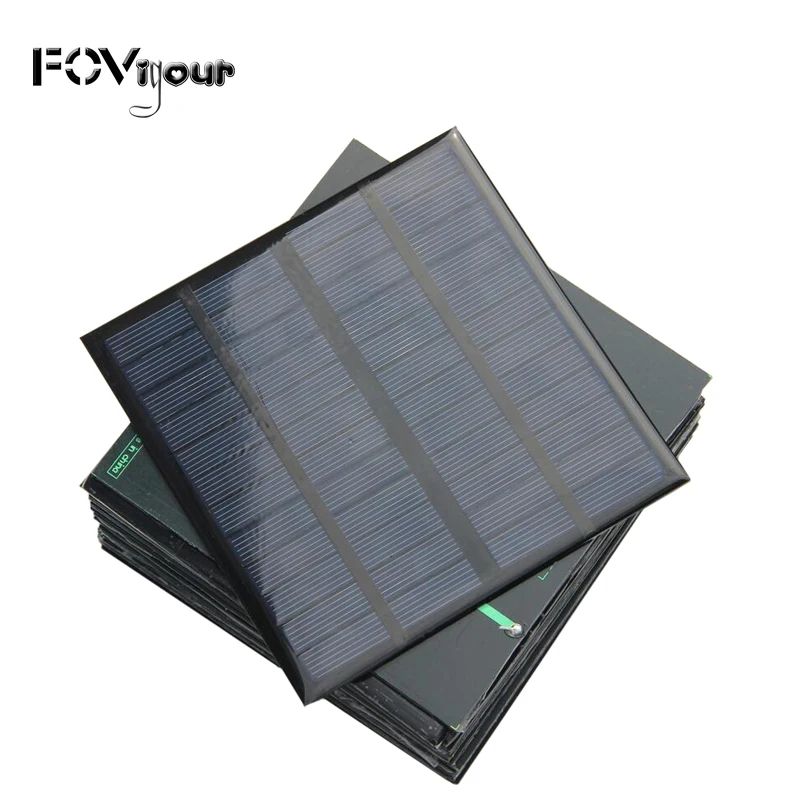 Fovigour 3 Вт 12 в 250 мАч Мини солнечная панель из эпоксидной смолы DIY x мм|solar cell|epoxy solar