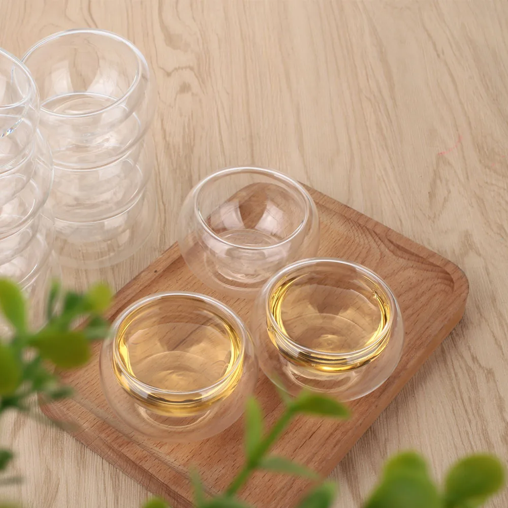 Стеклянная кружка для чая напитки стеклянная чашка кофе кружки 50 мл обеденный