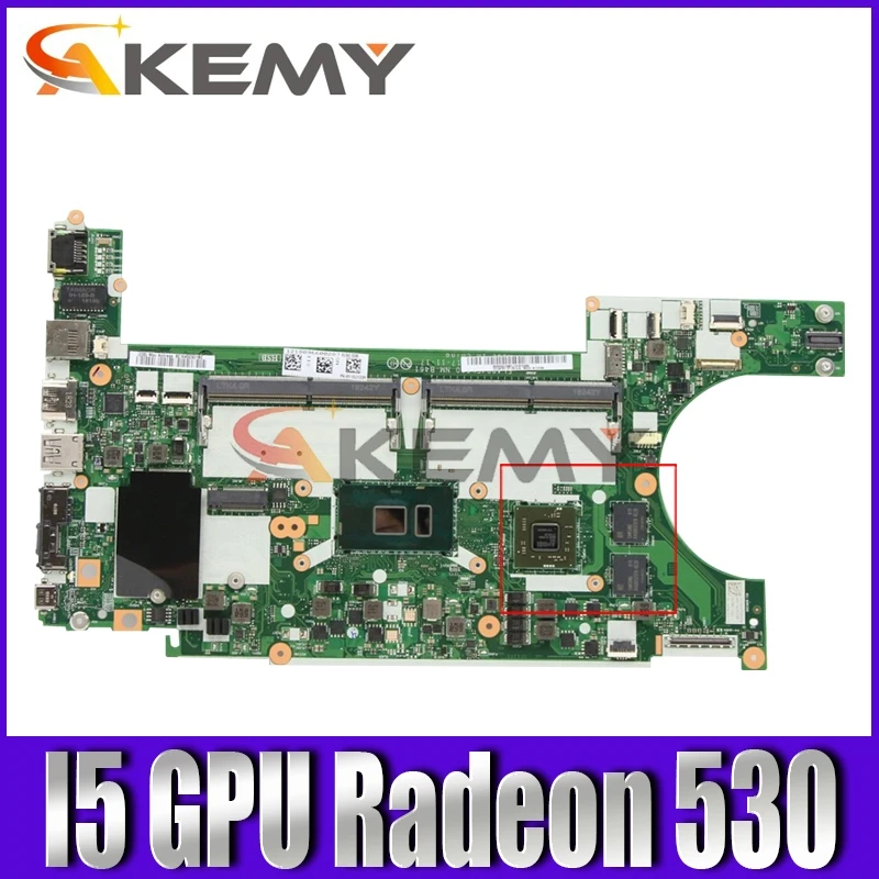 

Akemy For The New Lenovo Thinkpad L480 L580 Notebook Motherboard EL480 EL580 NM-B461 CPU I5 GPU AMD Radeon 530 2GB 100% Tested