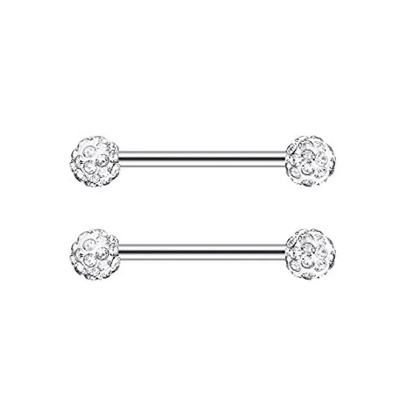 

3 пары, женские прямые штанги из нержавеющей стали