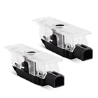 2X логотип эмблема проектор светодиодные лампы атмосферсветильник Добро пожаловать Luces для Maserati Quattroporte Levante ghiали гранитуризм GranCabrio