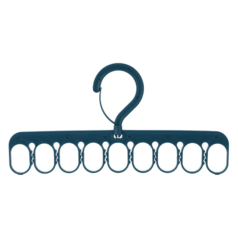 

Многофункциональная вешалка с девятью отверстиями, ветрозащитная вешалка для балкона, вешалка для сушки носков и нижнего белья