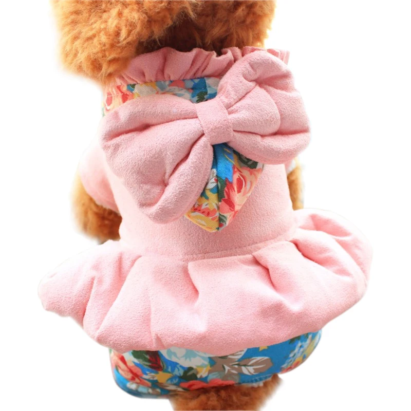Утепленный флисовый комбинезон для собак щенков цветов больших теплая зимняя
