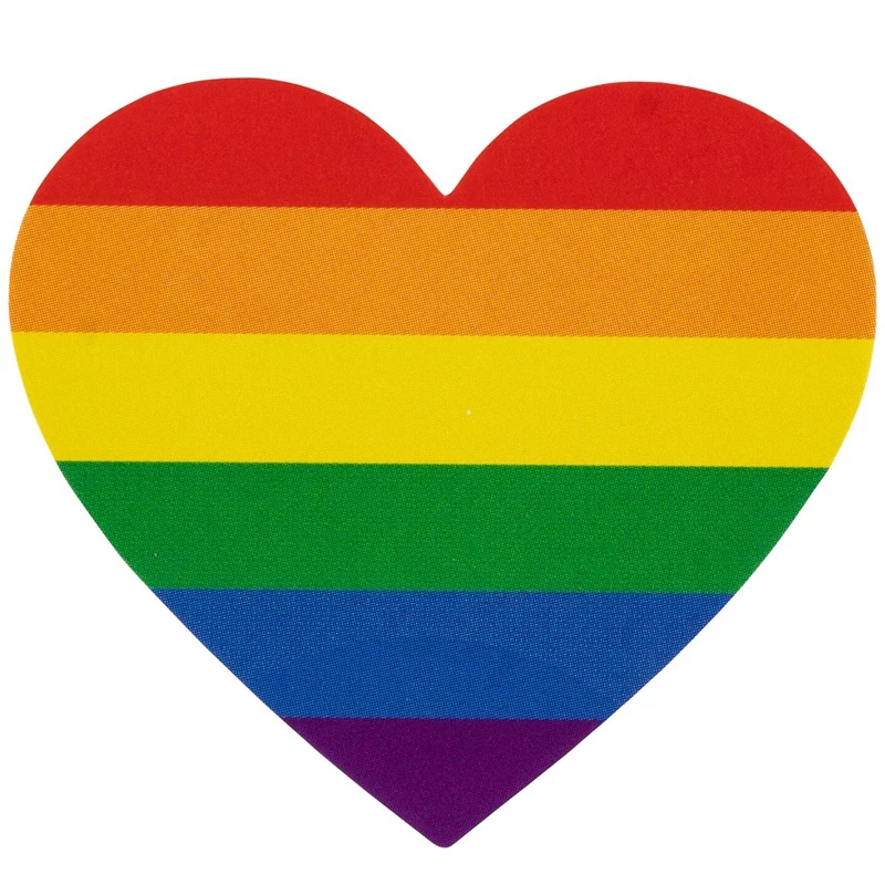 Gay Pride Стикеры 500 графа любовь Радуга наклейки ролл в форме сердца гордость