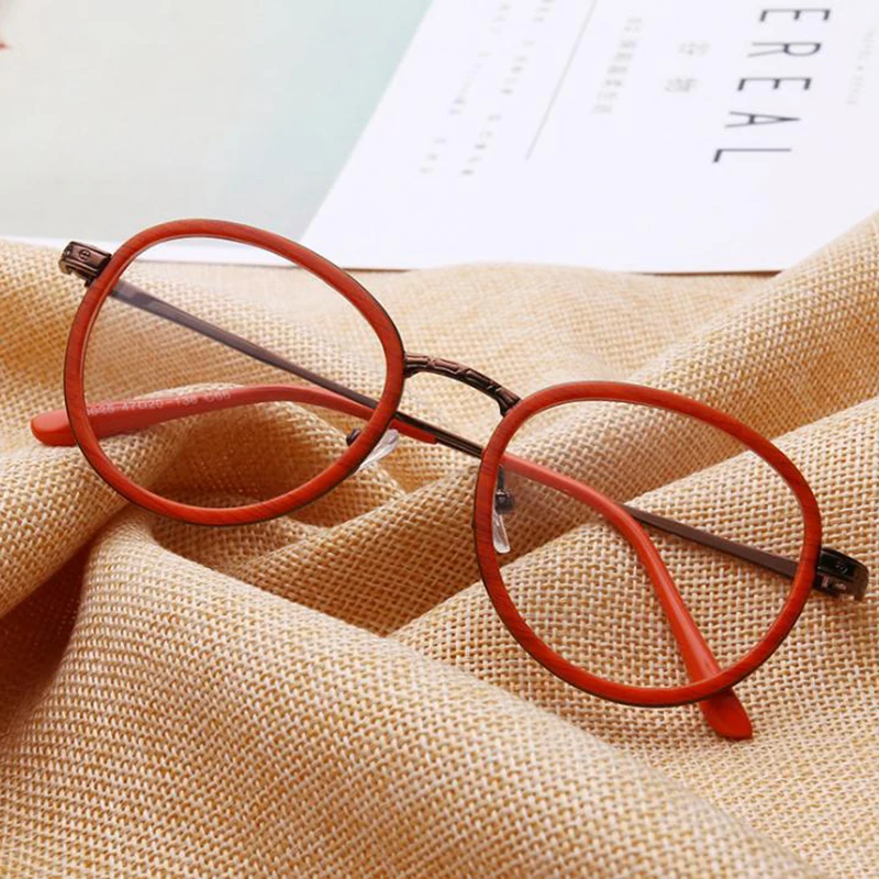 Очки для близорукости N5 мужчин и женщин модные круглые в стиле ретро студентов с