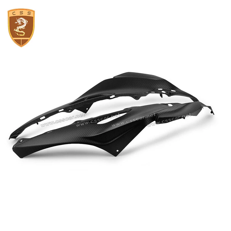 

Запчасти для мотоциклов CSSCAR K #5 подходят для 2016 KAWASAKI ZX 10R Передняя обтекатель из натурального углеродного волокна Нижняя панель черные Обтек...
