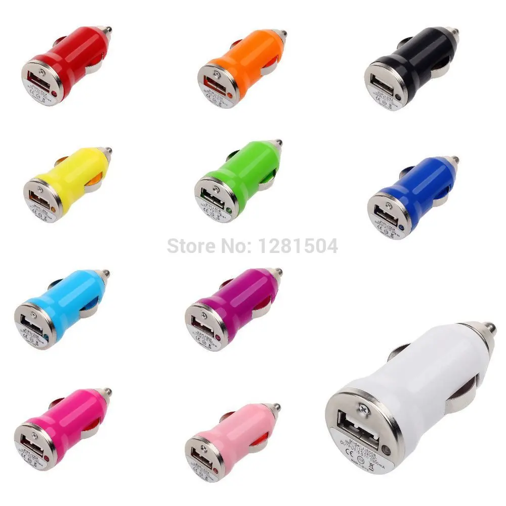 Фото 100 шт./лот красочное автомобильное зарядное устройство Mini USB для Apple IPhone 7 6 plus 5S 5 4 100 шт./лот красочное автомобильное зарядное устройство Mini USB для Apple IPhone 7 6 plus 5S 5 4