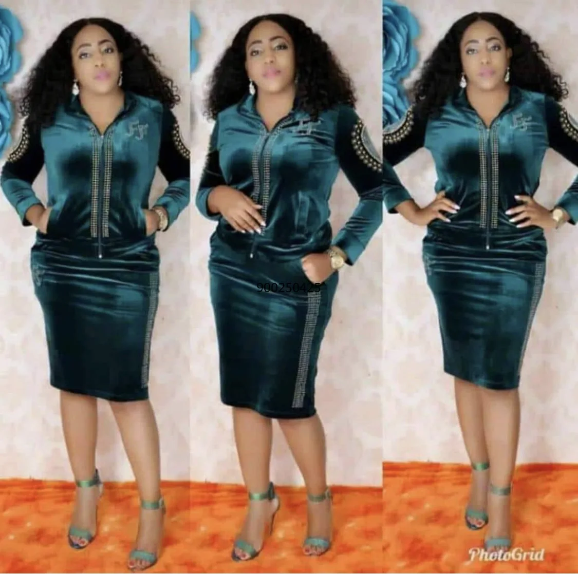 2 комплект из двух предметов для женщин наряды бархатный топ юбка средней длины