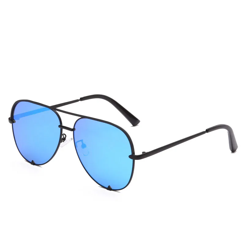

Personalized Double Beam Toad Mirror Sunglasses Women Vintage Coated Sun Glasses Eye Decoration Internet Celebrity Recommend