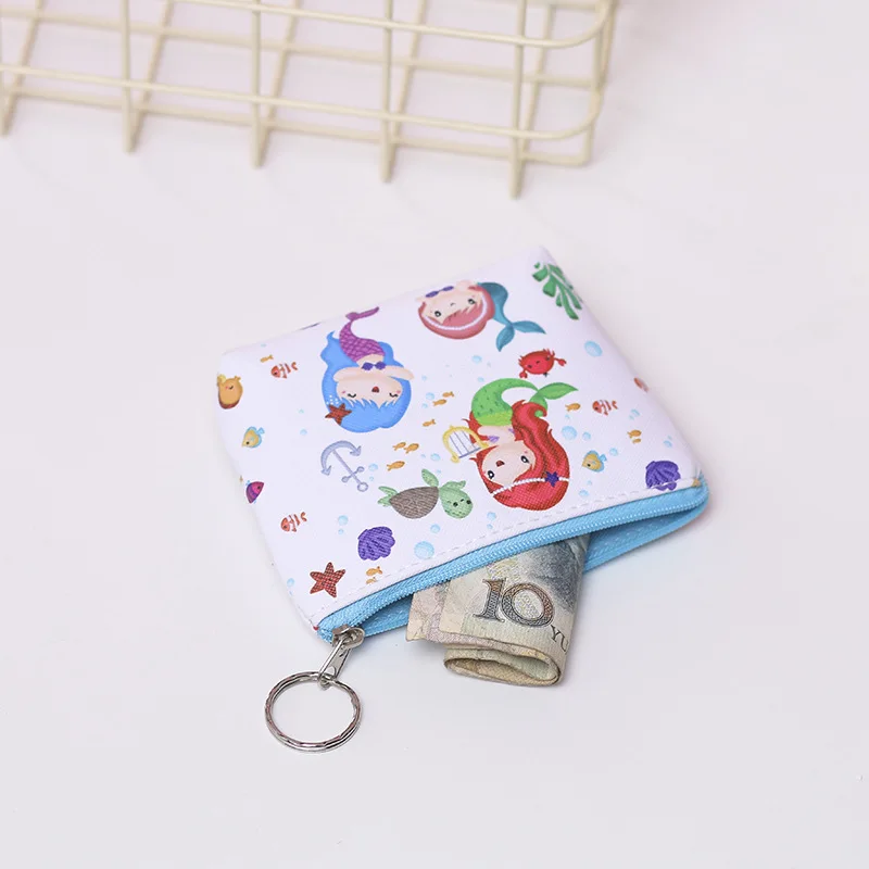 Новый Кошелек из искусственной кожи для хранения монет мультяшных персонажей