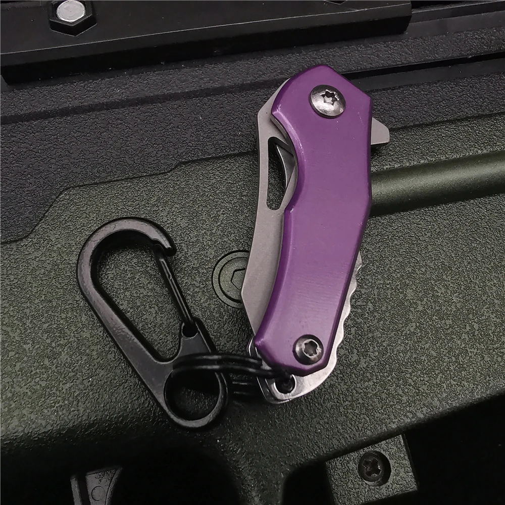 8 см (3 дюйма) 58HRC складной нож карманный многоцелевой инструмент для выживания на