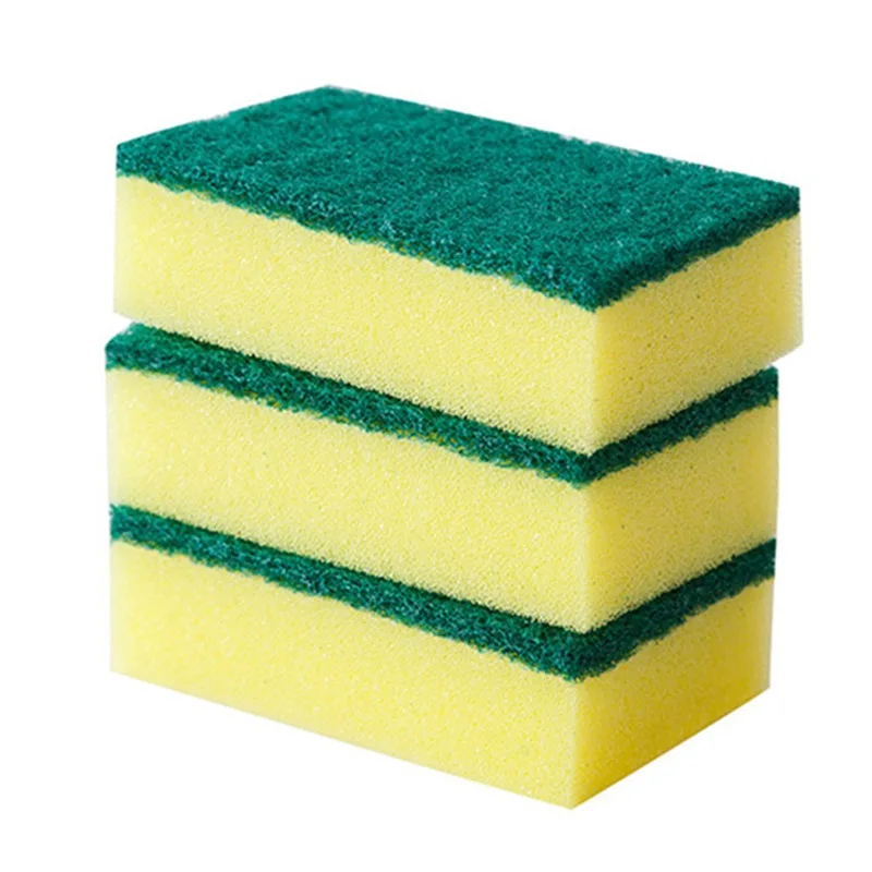 

1 Piece Dish Washing Sponge Household Kitchen Cleaning Tool Rub Pot Rust Focal Stains Sponge Removing Kit Cleaning Brush Sponges