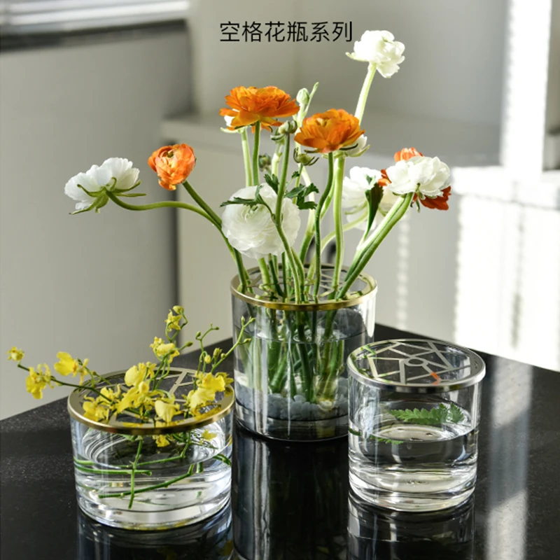 

NORDIC SIMPLE CREATIVE HOME FLOWER ARRANGEMENT VASE DECORATIVE CUP DECORATION LIVING ROOM GLASS PLANT VASES TABLETOP HYDROPONIC