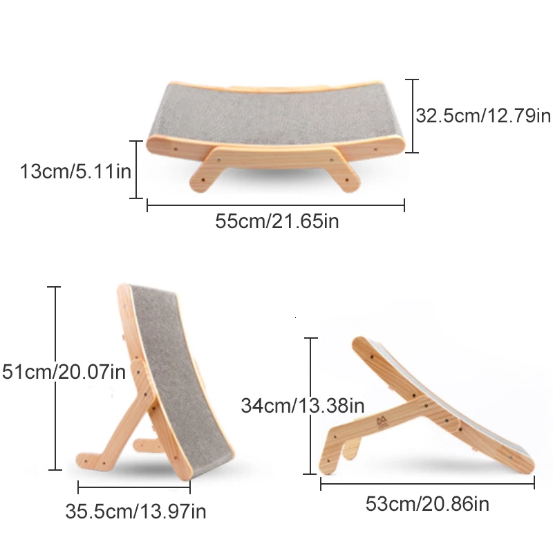 

Corrugated Paper Transform Cat Scratching Bed Cat Toys Training Grinding Claw Sofa Kitten Scratchers Board Mats HW199