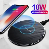 10w wireless qi fast charger charging stand dock pad with led indicator safe for iphone samsung huawei xiaomi universal