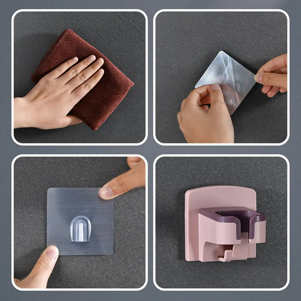 

Creative Rack Free Punching Hair Dryer Rack Household Bathroom Storage Rack Wall Hanging Hair Dryer Rack