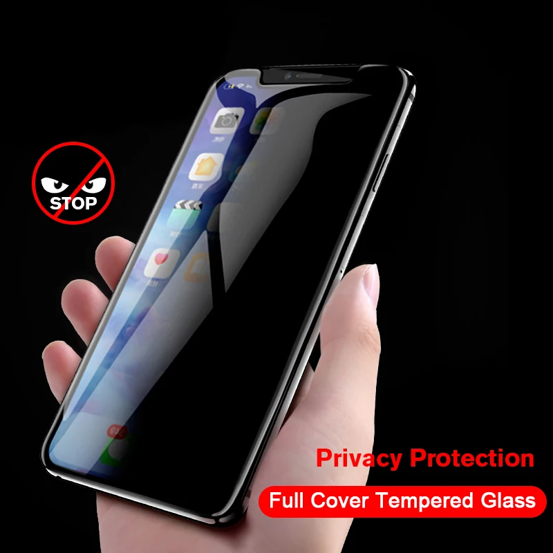 Закаленное защитное стекло 9H для iPhone X XS MAX XR 6 6S 7 8 Plus 11 12 Pro Max | Мобильные телефоны и