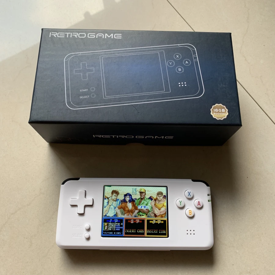 16GB RS-97 RETROGAME портативная игровая консоль 64 бит 3,0 дюймов lcd встроенный 3000 Игры Портативный игровой плеер с розничной коробкой