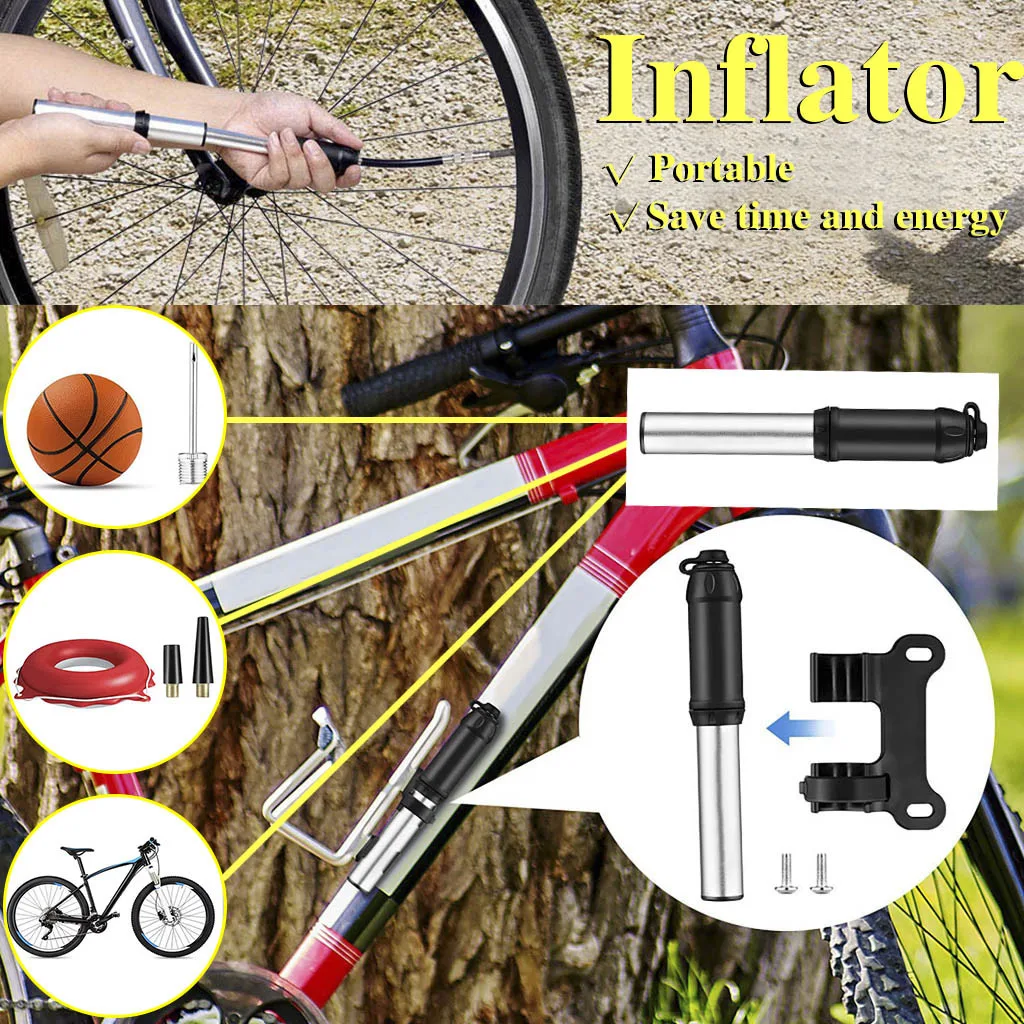 Велосипедный насос Rockbros ультралегкий Многофункциональный портативный мини для