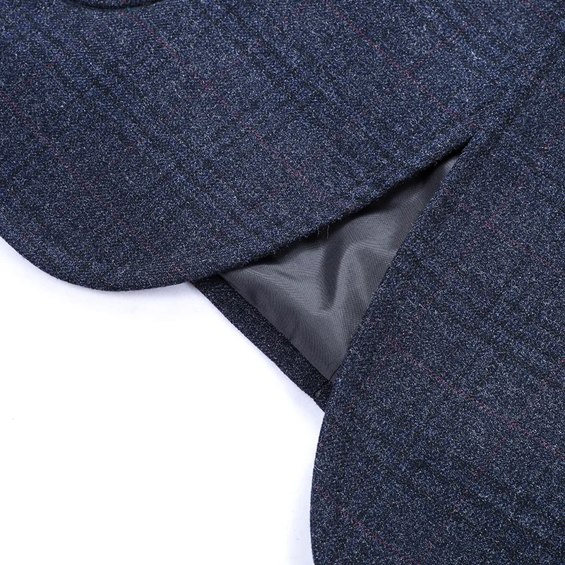 BATMO 2020 Новое поступление весенний клетчатый Повседневный Серый блейзер для