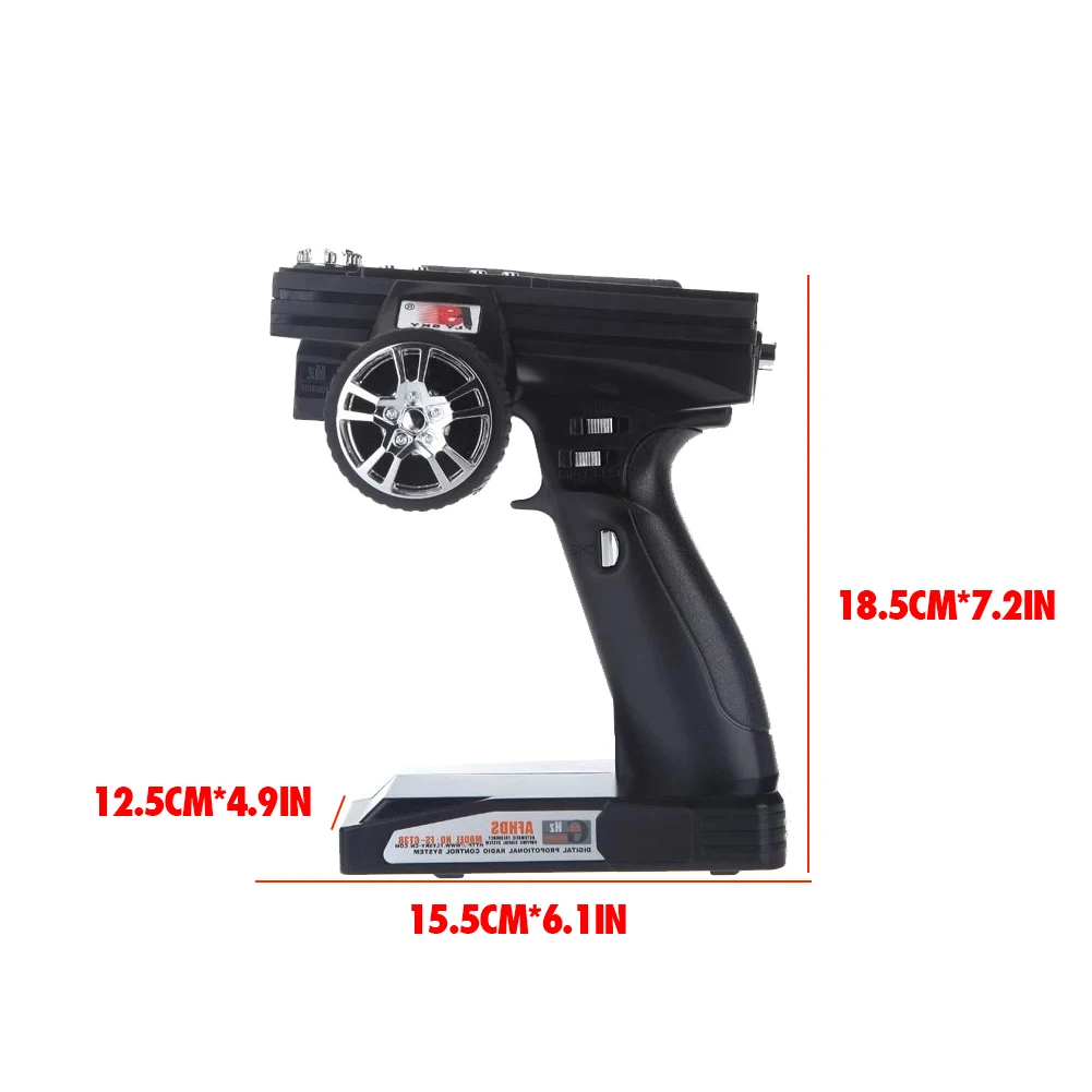 

2.4G 3CH Remote Control LCD Transmitter And Receiver For RC Car Boat